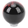 Manopla de Câmbio de 6 Velocidades para Carro de Corrida Estilo Shelby GT500 Bola Redonda com 3 Adaptadores para Veículo Manual