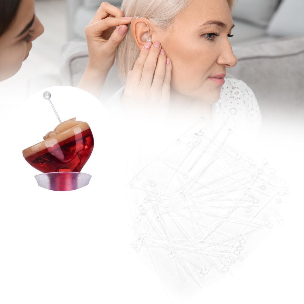 50pcs / Bag Hearing Aid Pull Out String Portable Professional Hearing Aid Accessory