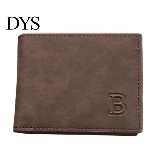 Pocket Short Wallet Men Bifold Minimalist with Zippered Coin Card Holder for Work Travel