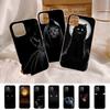 Black Cat Staring Eye Phone Case For iPhone 14 13 12 11 Pro Max XS X XR SE 2020 6 7 8 Plus Mini Transparent Shell
