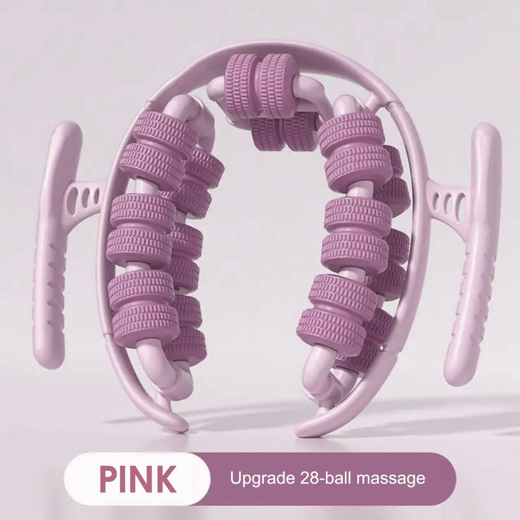 1pcs Portable 28 Wheel Roller Massager Lightweight Leg Massager for Body Relaxation Pain Relief Yoga Fitness Manual Leg Massager