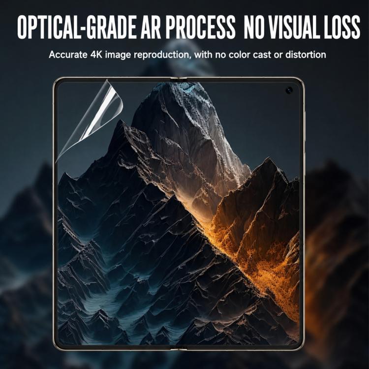 Foldable Phone Inner Screen HD Soft Protector Hydrogel Film with Positioner