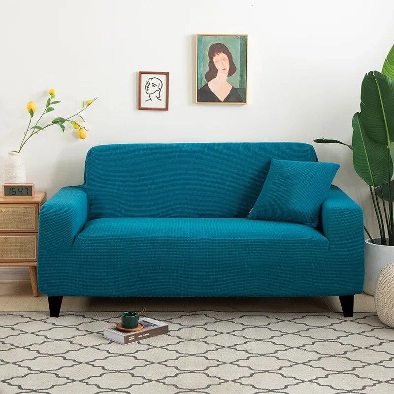 Copridivano Jacquard Elasticizzato Copridivano per Soggiorno Copridivano Regolabile Divano ad Angolo Forma L Decorazione Casa Rimovibile 1/2/3/4 Posti
