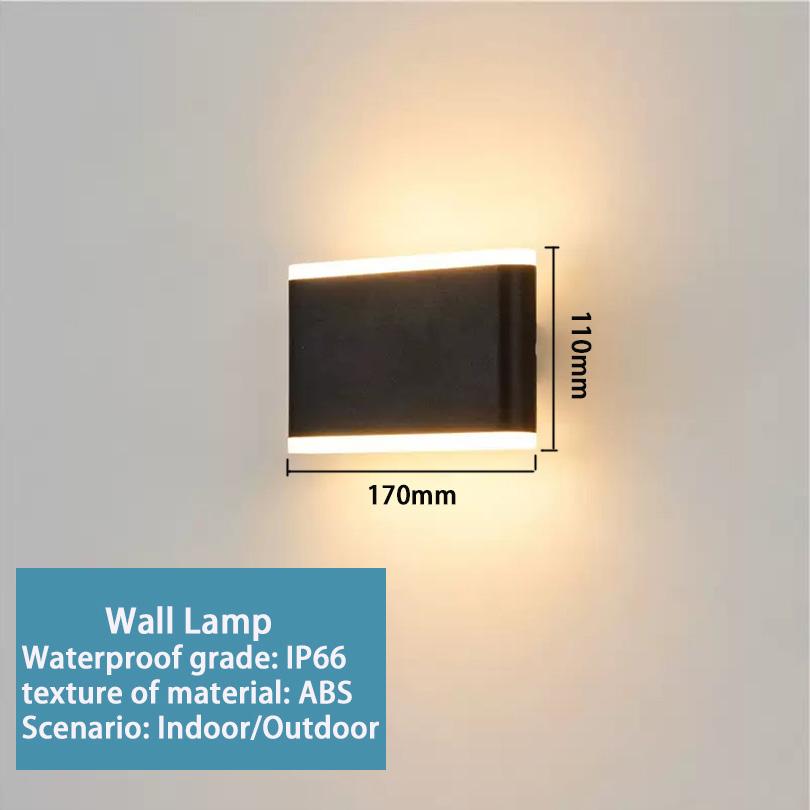 LED Outdoor Wall Lights  Exterior Wall Sconce IP66 Waterproof Led Sconce Lamp for Porch Front Door Garden Wall Lamp