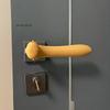 Silicone Door Knob Cover Anti-Collision Protective Glove Wall Protectors Home Accessory with Static Mat for Door Handles