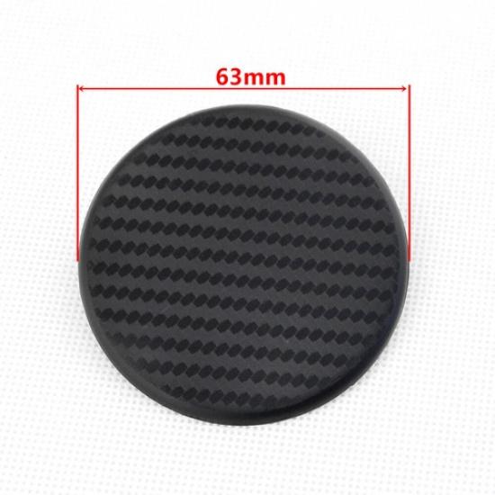 Carbon Fiber Look Car Cup Holder Anti Slip ert Coasters Mat Pad Accessories