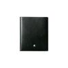 Montblanc Meisterstück Hexagonal White Star Logo Leather Card Holder Wallet Men Wallets Black 15499