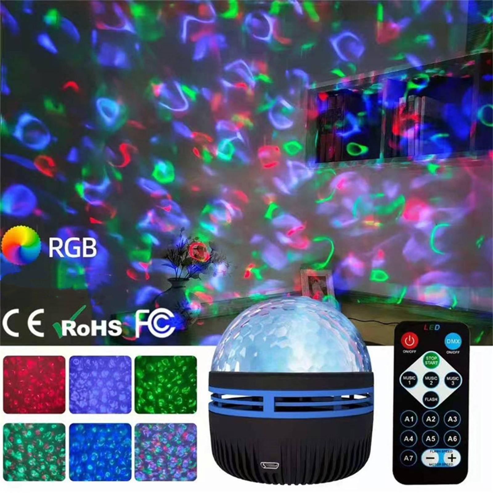 

Northern Lights Projection Lamp Eye Protection Festival Christmas Night Lights For Children Bedroom Decor Water Ripple Plug-in#0