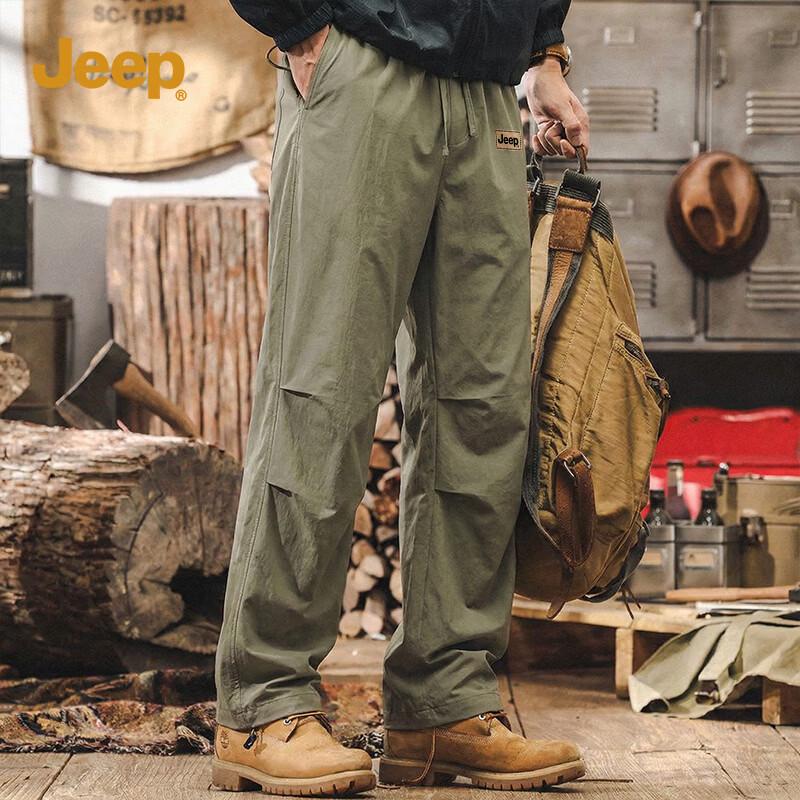 JEEP Men s Summer Sun-Protective Breathable Casual Long Pants L