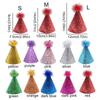 Decorative Dog Sparkling Hat Foldable Cat Headgear Pets Accessories Pet Birthday Hat  For Dogs Cats