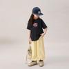 LUSON Girls' Loose-Fit Short Sleeve Summer T-Shirt