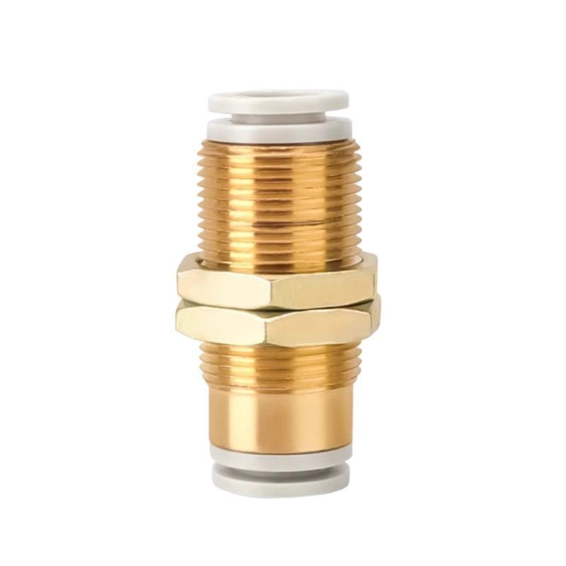 SMC Pneumatic Through-Panel Bulkhead Straight Connector KB2E/KQ2E Series