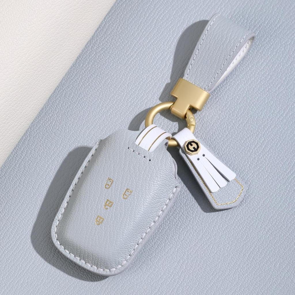 Dull Color VOXY 90 Series Key Case Ladies Cute Design Noah 90 Series Key Cover Sienta 5 Buttons 4 Buttons Genuine Leather Key Cover 2023 Latest Toyota