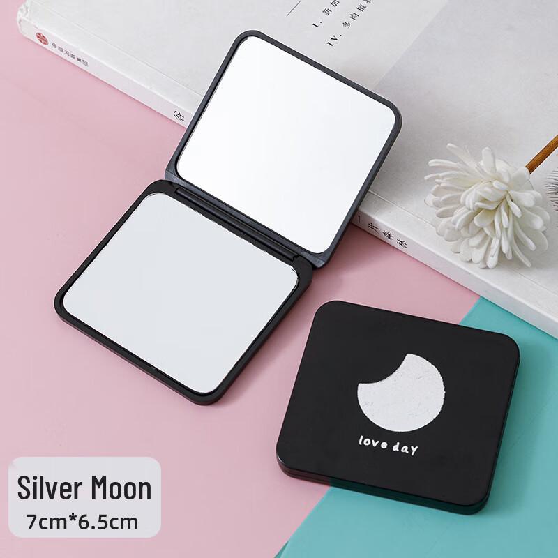 Mini Portable Double-Sided Folding Makeup Mirror