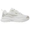 Fila Wood Block Low Top Sports Casual Shoes Unisex White Gray Korean Style 1RM02259E_924