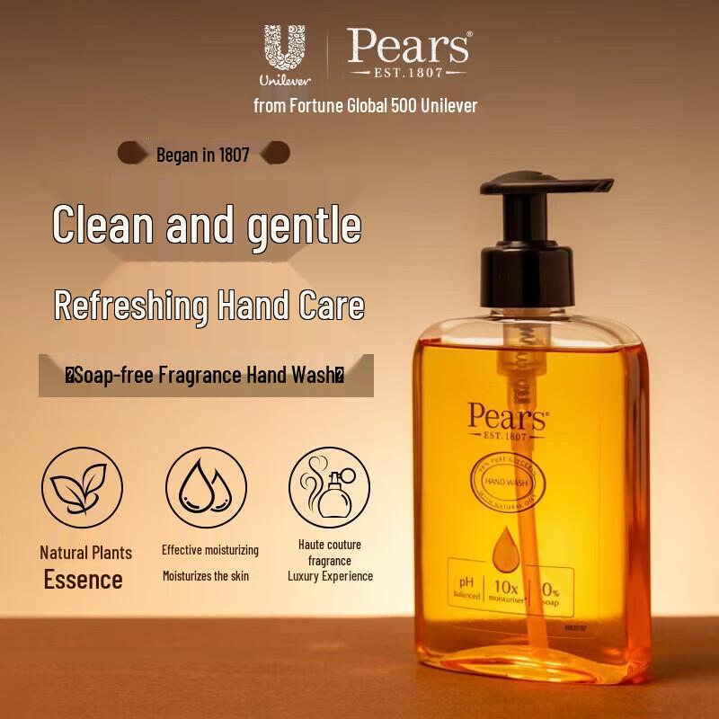 Pears Amber Orange Antibacterial Hand Wash, 250ml (3-Pack)