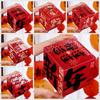 2pcs Snake Pattern Atmosphere Decoration Box Calligraphy Background Arrangement Box  for Wedding