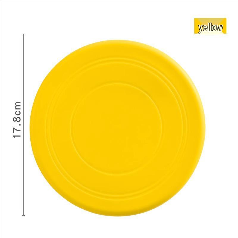 Dog Frisbee: Durable Bite-Resistant Flying Disc Toy for Training, Teething, and Interactive Play to Relieve Boredom