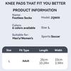 Loogdeel 1 Pair Football Socks Over-The-Knee Soccer Leggings Breathable Sports Knee Pads Leg Cover Joint Knee Support
