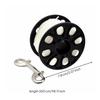 Diving Reel with Double-Ended Clip Reinforced Nylon Line Safety
