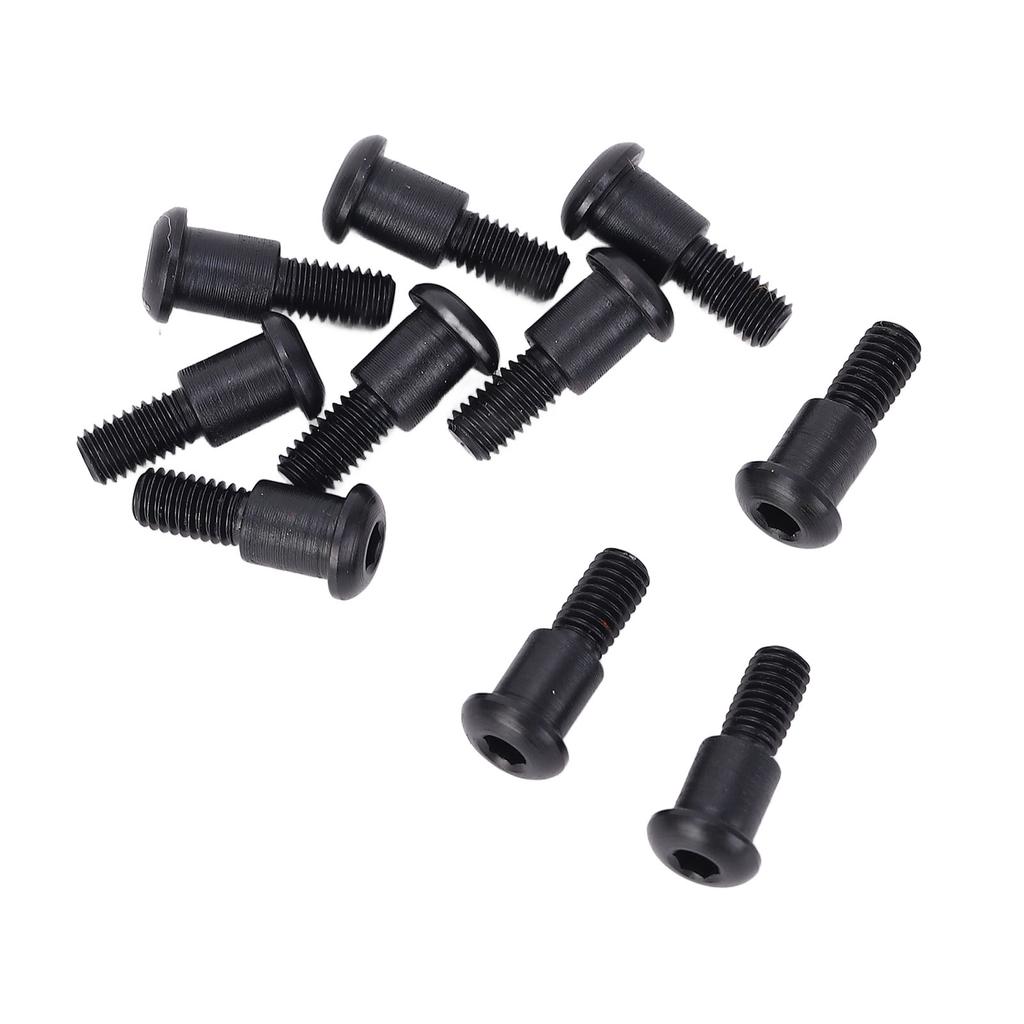 10Pcs Hex Button Head Shoulder Screw for Axial SCX10 M3x4x10mm Stainless Steel Axial Hex Socket Button Shoulder Screw