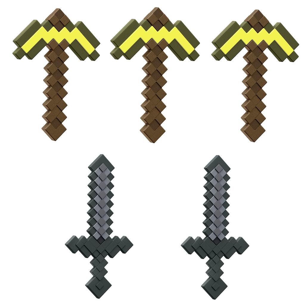 Mattel Minecraft Roleplay Assortment, 5-Piece Box of Figures for Kids, Ages 6 and Up, Multi-Purpose, 986D-HFF59