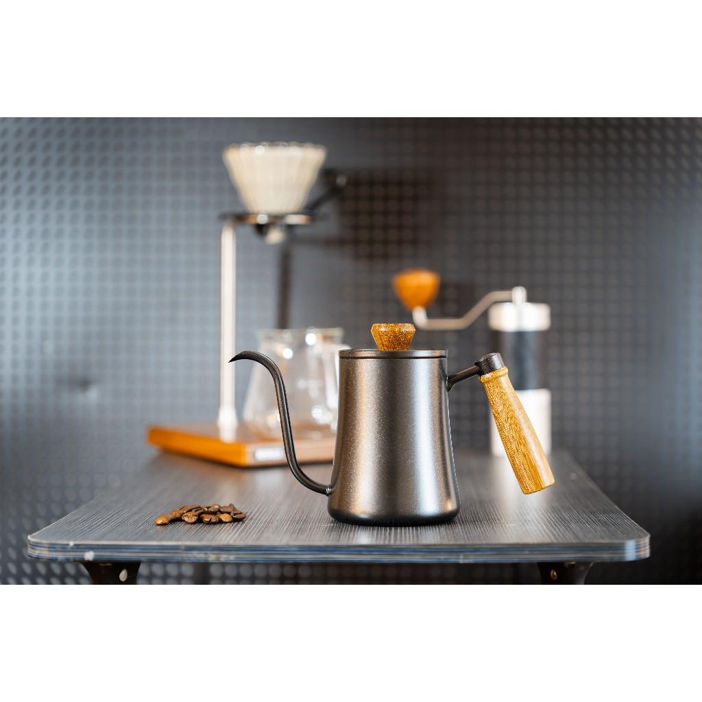 Schwanenhals Pour Over Kaffeekanne Hochpräzises Thermometer Teekanne 304 Edelstahl Wasserkocher