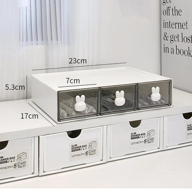 Kawaii Ins Organizer Schreibtisch Schublade Freie Kombination Aufbewahrungsbox Kunststoff Haarnadel Make-up Kosmetik Schreibtisch Aufbewahrungs Organizer Regal