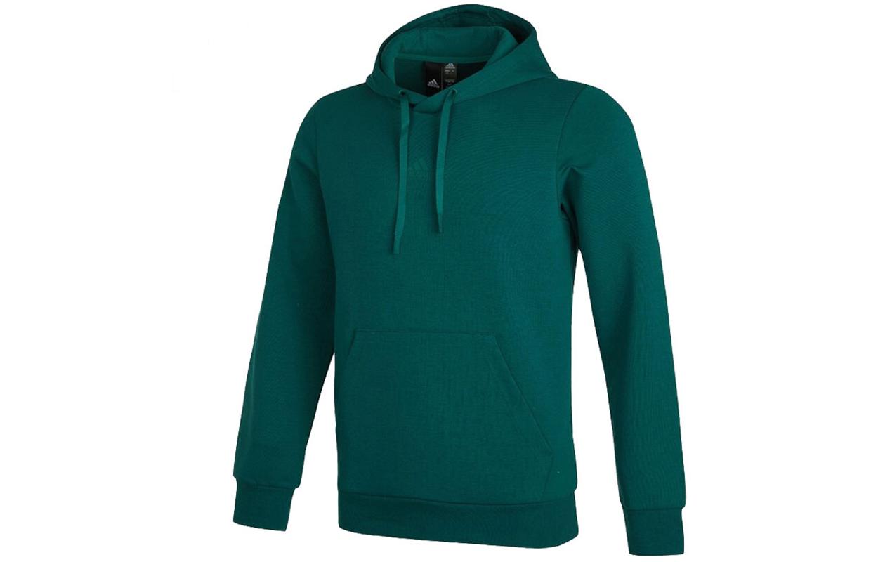 Adidas Sweatshirts Men s Green Hooded Moderate Regular H39273 S