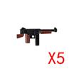 Military Building Blocks Accessories Soldier Figures Weapons Guns Mini Bricks USA Soviet Pistols Kids Toy Gifts Set R050