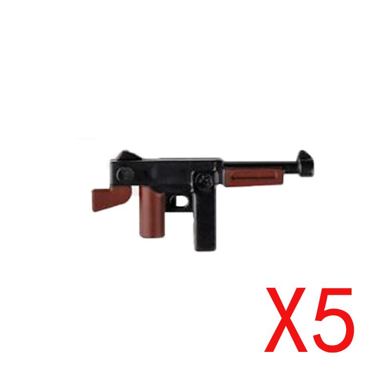 Military Building Blocks Accessories Soldier Figures Weapons Guns Mini Bricks USA Soviet Pistols Kids Toy Gifts Set R050