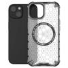For iPhone 13 6.1 inch Phone Case Compatible with MagSafe WANLONFENG FC Series with Tempered Glass (Big Lens Hole)