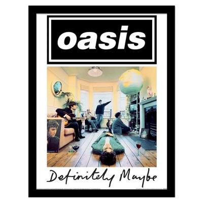 Oasis Definitely Maybe Framed Poster