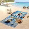 Asciugamano da Spiaggia Personalizzato Stampato Lionel Messi Logo Calcio Supporto Nome Personalizzato Testo Asciugamano Assorbente Per Sport Viaggio Regalo Speciale