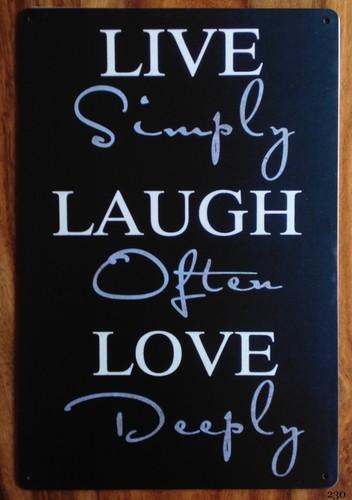 Metal Tin Retro Sign Motivational Quotes Plaque Vintage Wall Home Dcor x cm 20x30cm（7.8x11.8inch）