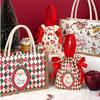 1 Christmas gift bag packaging box, Santa Claus gift bag, Christmas Eve apple gift bag, tote cloth bag