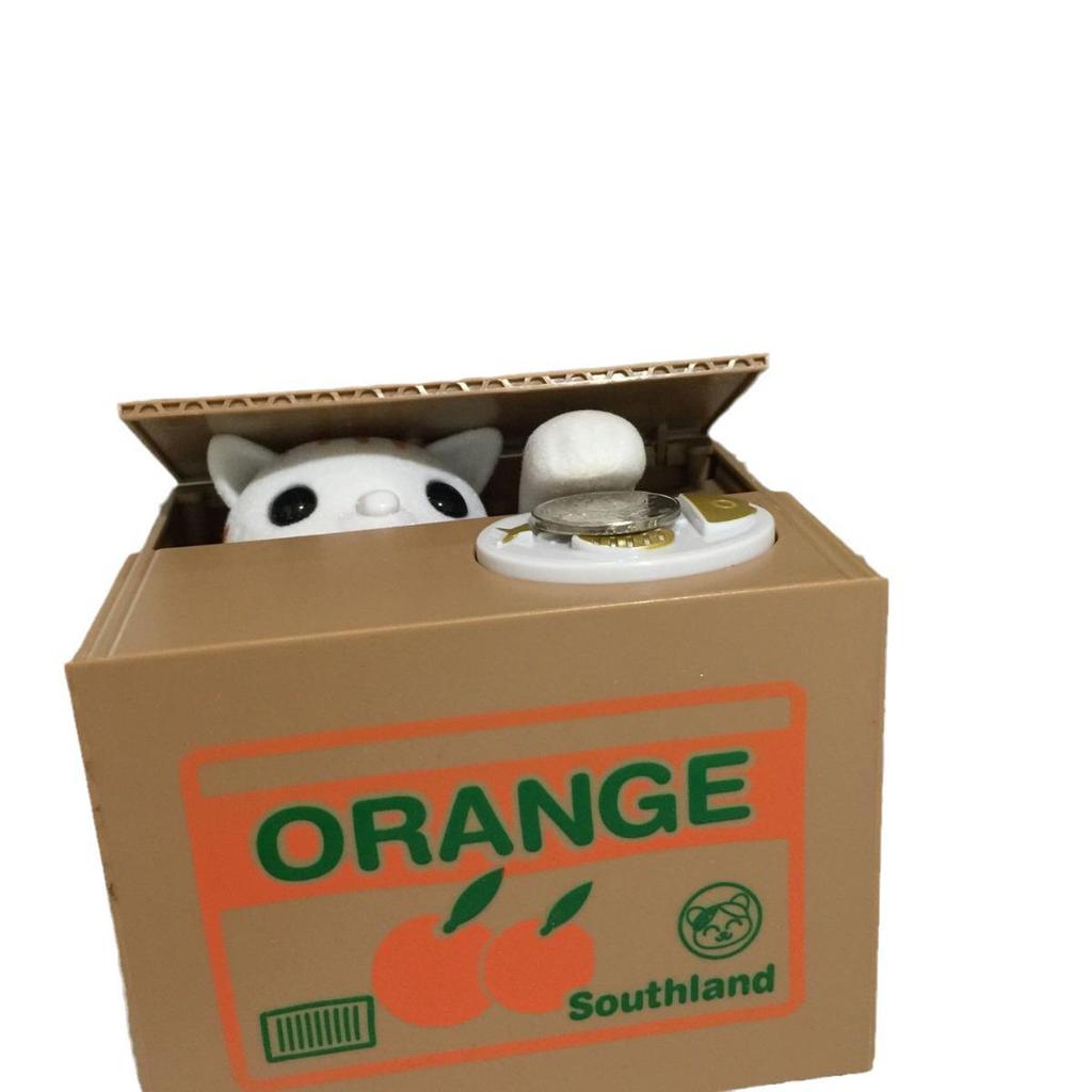 Creative Cat Money Stealing Piggy Bank - Electric Children's Day & Birthday Gift