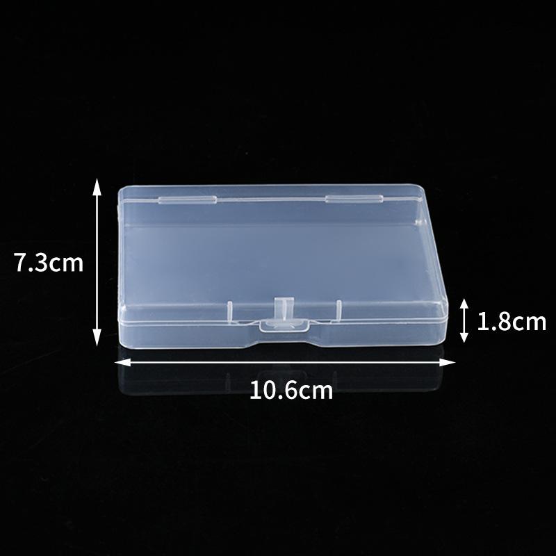 Pp Transparent Plastic Box Business Card Box, Glutinous Rice Card Packaging Box Id Card Fishing Gear Card Box Spare Parts Box
