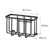 [Yamazaki] 6916 Film Hook Rack S Black - Kitchen Rack