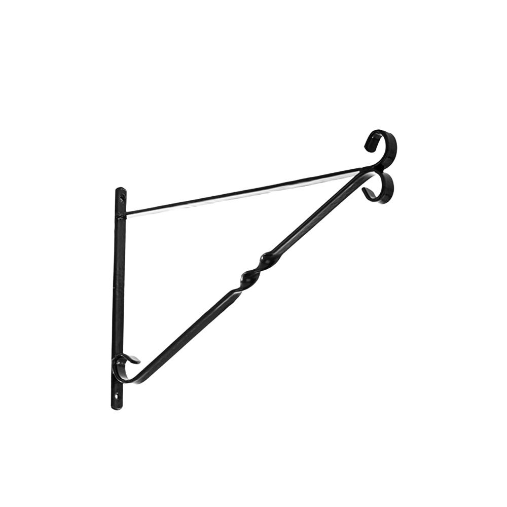 Leecroft Hanging Basket Brackets Black 12''
