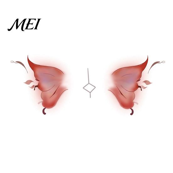 Temporary Face Tattoos for Party Halloween Tattoo Stickers, Waterproof Scary Makeup Decals Party, Funny Wound Scar Body Art Kids Adults Easy
