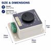 20A High Power DC Motor Speed Controller Motor Speed Control Switch  For Automation Systems