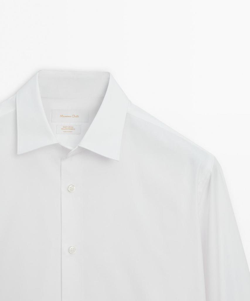 Masimodutti Slim Fit 100% Cotton Poplin Shirt