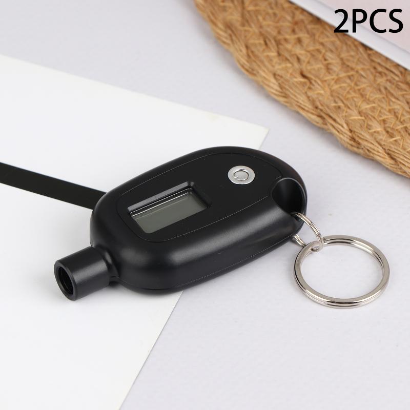 Digital Tire Pressure Gauge with LCD Screen, Portable Tester Tool for Auto/Motorcycle Safety, Air Pressure Alarm Meter