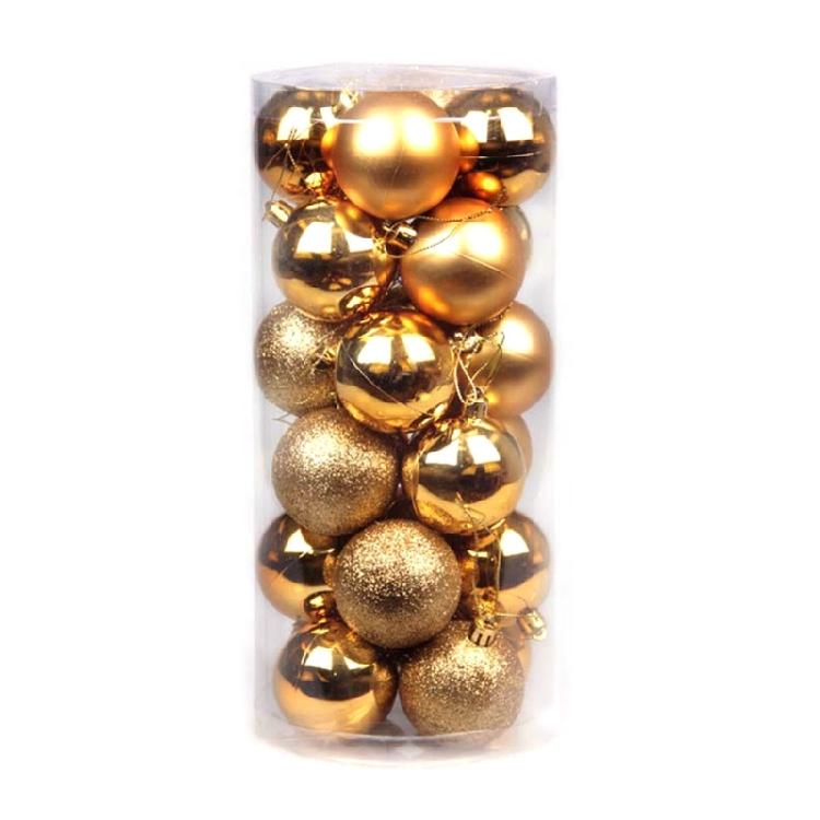 Christmas Ball Ornament 24pcs/box Baubles Holiday Wedding Home Decor