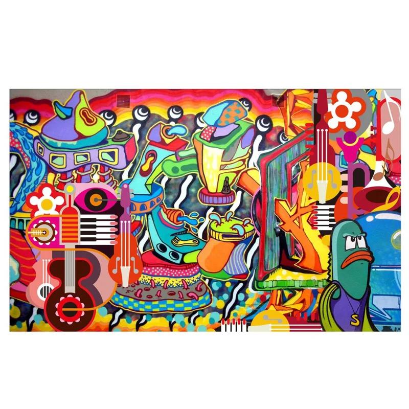 Large Graffiti Photo Wallpaper For Bar Cafe Club Restaurant Industrial Decor Mural Wallpaper