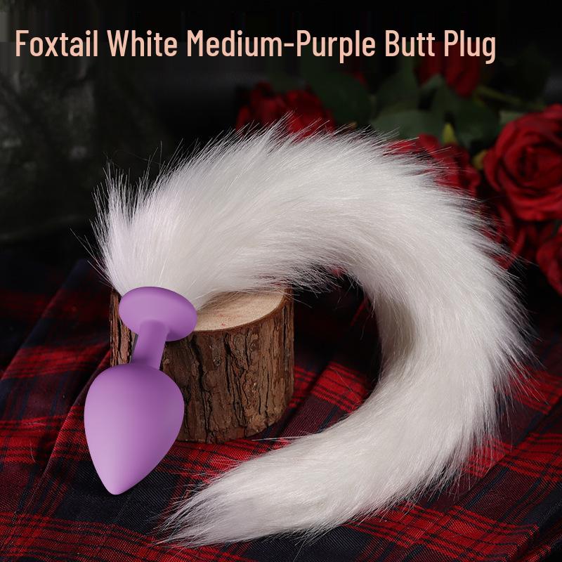 Fox Tail Mini Butt Plug - Adult SM Erotic Toy