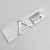1pcs 3D ABS Chrome S Line A1 A2 A3 A4 A5 A6 A7 A8 Logo Emblem Auto Badge Trunk Decal For  Audi Sline Car Body Sticker Accessories
