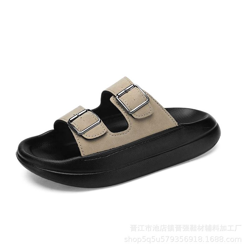 

Ретро летние шлепанцы большого размера, однословные, для ванной, нескользящие, для отдыха, путешествий, два способа носки, нескользящие тапочки 45 хаки