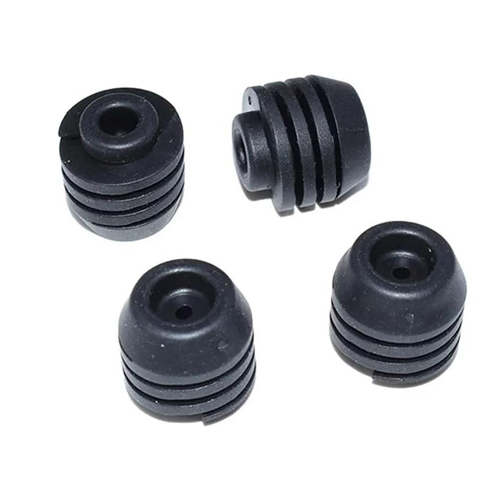 New 4Pcs Black Rubber Door Stopper Clip 75891-SA7-000 75891SA7000 For Honda TLX TSX